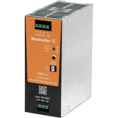 Weidmüller, Distributeur de courant mobile, 3146470000 Alimentation à découpage 24 V 10 A 240 W Contenu 1 pc. Publicité Weidmüller, Distributeur de courant mobile, 3146470000 Alimentation à découpage 24 V 10 A 240 W Contenu 1 pc. Publicité