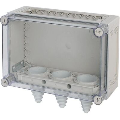 Eaton MOE KST43-150 Boîtier de distribution IP65 375x250mm (Répartiteur), Accessoires électroniques + boîtier, Gris - Publicité Eaton MOE KST43-150 Boîtier de distribution IP65 375x250mm (Répartiteur), Accessoires électroniques + boîtier, Gris - Publicité