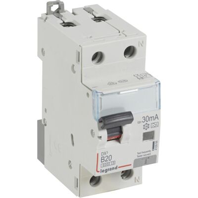Legrand - Dx3 - B20A - 1P+N - FI/LS CB - Publicité Legrand - Dx3 - B20A - 1P+N - FI/LS CB - Publicité