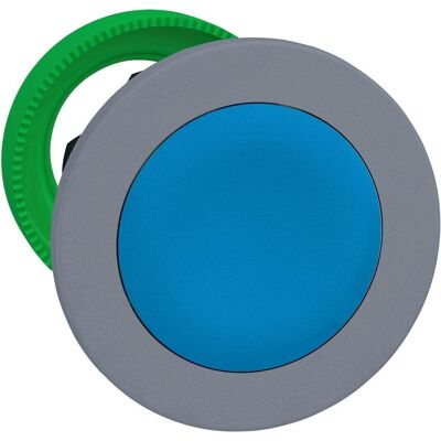 Schneider Electric Bouton-poussoir, avant, plastique, à verrouillage, ZB5FH06C0, Bouton + interrupteur, Bleu, Gris - Publicité Schneider Electric Bouton-poussoir, avant, plastique, à verrouillage, ZB5FH06C0, Bouton + interrupteur, Bleu, Gris - Publicité