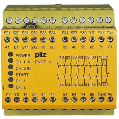 Pilz - PNOZ 11 - 7S - 1Ö - Dispositif d'arrêt d'urgence - Publicité Pilz - PNOZ 11 - 7S - 1Ö - Dispositif d'arrêt d'urgence - Publicité