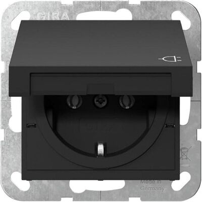 Gira, Prise de courant, Prise de courant KD Noir 4454005 - Publicité Gira, Prise de courant, Prise de courant KD Noir 4454005 - Publicité