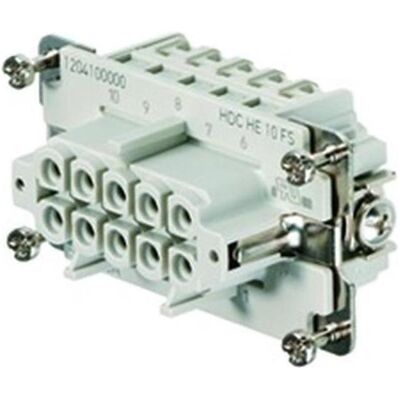 Weidmüller HDCHE10FS - Connecteur électrique 10 pôles, 500V, 16A - Publicité Weidmüller HDCHE10FS - Connecteur électrique 10 pôles, 500V, 16A - Publicité