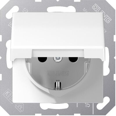 JUNG, Prise de courant, Prise 1f aws glz AS UP Klappd IP20 AS1521KLWW - Publicité JUNG, Prise de courant, Prise 1f aws glz AS UP Klappd IP20 AS1521KLWW - Publicité