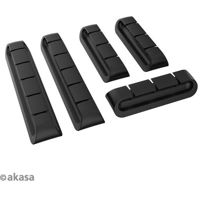 Akasa, Porte-câbles, držÃÃÃk câbleů Äerný - Publicité Akasa, Porte-câbles, držÃÃÃk câbleů Äerný - Publicité