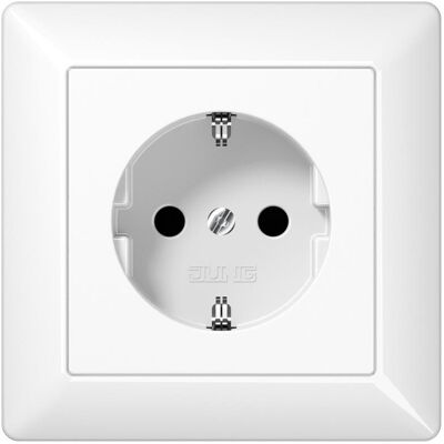 JUNG, Prise de courant, Prise 1f aws glz AS UP IP20 ZP AS1521WW - Publicité JUNG, Prise de courant, Prise 1f aws glz AS UP IP20 ZP AS1521WW - Publicité