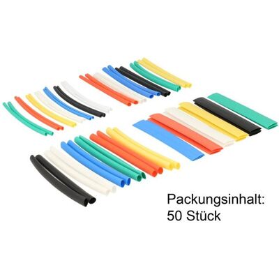 Delock, Gaine thermorétractable, Kit de gaines thermorétractables (50x) - Publicité Delock, Gaine thermorétractable, Kit de gaines thermorétractables (50x) - Publicité
