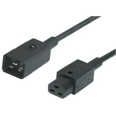 Bachmann, Rallonge, Heissgeräte-Verlängerungskabel, C20 Stecker an C21 Buchse, 3,0 m, schwarz (3 m) - Publicité Bachmann, Rallonge, Heissgeräte-Verlängerungskabel, C20 Stecker an C21 Buchse, 3,0 m, schwarz (3 m) - Publicité