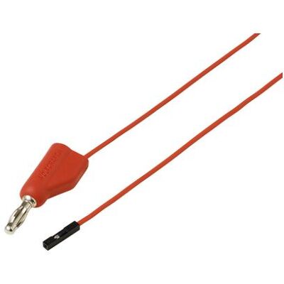 Voltcraft, Ligne de mesure, MSL-315 rot Messleitung 4 mm-Stecker Buchse 0.64 mm 1 m Rot 1 St. Publicité Voltcraft, Ligne de mesure, MSL-315 rot Messleitung 4 mm-Stecker Buchse 0.64 mm 1 m Rot 1 St. Publicité