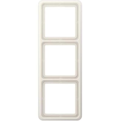 JUNG CD583WUW - Cadre 3 modules - Pour montage encastré - Plastique durable - Publicité JUNG CD583WUW - Cadre 3 modules - Pour montage encastré - Plastique durable - Publicité