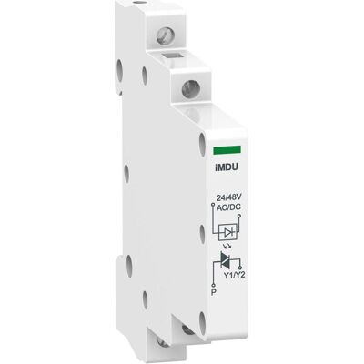 Module adaptateur de tension Schneider Electric A9C18195 - Reflex iMDU - 24/48V AC/DC - Publicité Module adaptateur de tension Schneider Electric A9C18195 - Reflex iMDU - 24/48V AC/DC - Publicité