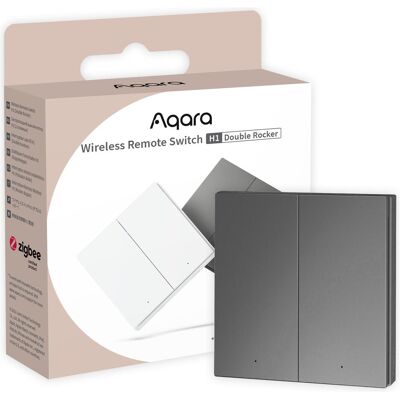 Aqara, Interrupteurs éclairage + volets électriques, Commutateur sans fil H1 - Publicité Aqara, Interrupteurs éclairage + volets électriques, Commutateur sans fil H1 - Publicité
