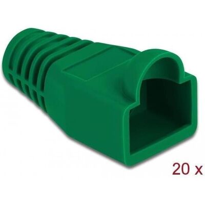 Delock Passe-fils anti-pliage pour connecteur RJ45 vert 20 pièces, Réseau : accessoires - Publicité Delock Passe-fils anti-pliage pour connecteur RJ45 vert 20 pièces, Réseau : accessoires - Publicité