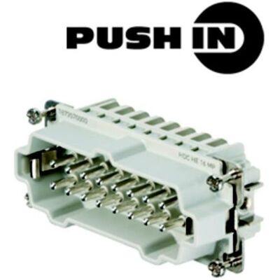 Insert à broche RockStar HDC HE 16 - Accessoire pour connecteur industriel - Publicité Insert à broche RockStar HDC HE 16 - Accessoire pour connecteur industriel - Publicité