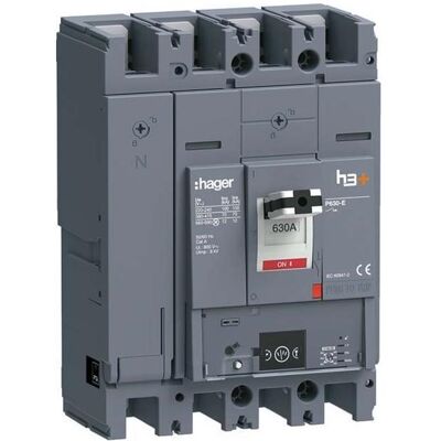 Hager HEW631NR Disjoncteur 4P4D630A 70kA - Publicité Hager HEW631NR Disjoncteur 4P4D630A 70kA - Publicité