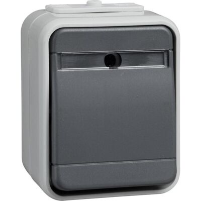 Schneider 442129 Bouton poussoir Gris clair/de basalte - Taster + Interrupteur - Publicité Schneider 442129 Bouton poussoir Gris clair/de basalte - Taster + Interrupteur - Publicité