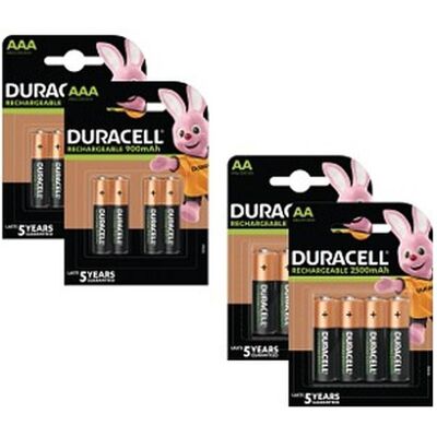Duracell PreCharged AA / AAA 2 x 8 Packs (16 pcs, AA, AAA), Batteries + piles - Publicité Duracell PreCharged AA / AAA 2 x 8 Packs (16 pcs, AA, AAA), Batteries + piles - Publicité