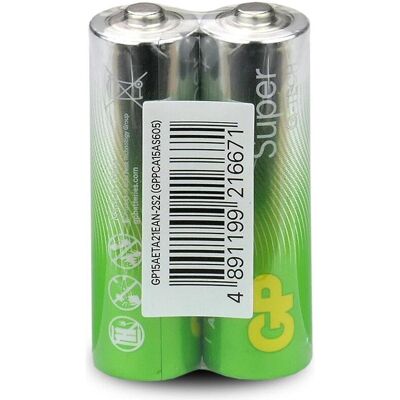 GP Batteries LR6 10PAK Super Alkaline (G-TECH) (10 pcs, AA), Batteries + piles - Publicité GP Batteries LR6 10PAK Super Alkaline (G-TECH) (10 pcs, AA), Batteries + piles - Publicité