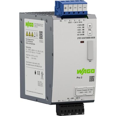 Wago, Distributeur de courant mobile, Alimentation électrique - Publicité Wago, Distributeur de courant mobile, Alimentation électrique - Publicité