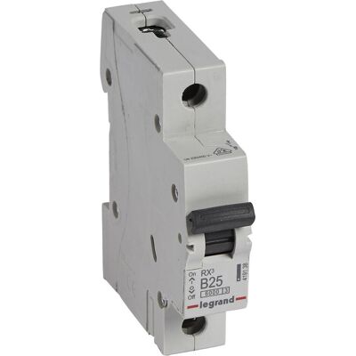 Legrand Disjoncteur, 419138 RX3 LS B25A 1P 6KA 1M - Publicité Legrand Disjoncteur, 419138 RX3 LS B25A 1P 6KA 1M - Publicité