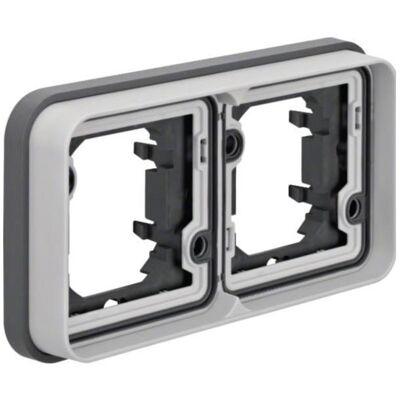 Hager Cubyko Boîtier Double Modular Étanche - IP55 - Publicité Hager Cubyko Boîtier Double Modular Étanche - IP55 - Publicité