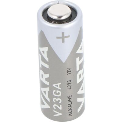 Varta Pile alcaline, MN21, V23GA, 12V (1 pcs, A23, 50 mAh), Batteries + piles - Publicité Varta Pile alcaline, MN21, V23GA, 12V (1 pcs, A23, 50 mAh), Batteries + piles - Publicité