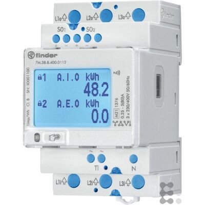 Compteur d'énergie Finder - Multifonction 3-Phases - Publicité Compteur d'énergie Finder - Multifonction 3-Phases - Publicité