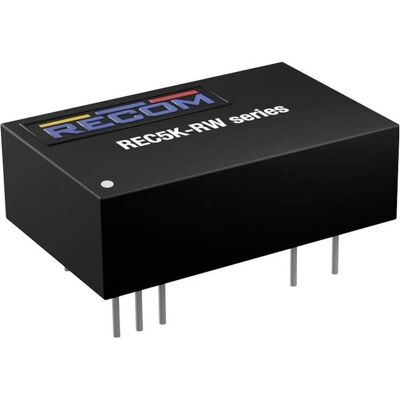 RECOM REC5K-2412SRW/H4/A/ADJ - Convertisseur DC/DC 24V à 12V - Publicité RECOM REC5K-2412SRW/H4/A/ADJ - Convertisseur DC/DC 24V à 12V - Publicité
