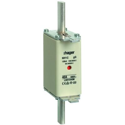 Hager, Fusible, LNH1040M (40 A) - Publicité Hager, Fusible, LNH1040M (40 A) - Publicité