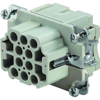 Weidmüller Insert de contact femelle 10p Crimp 16A 500V 1826840000, Câble + prise électronique, Argent - Publicité Weidmüller Insert de contact femelle 10p Crimp 16A 500V 1826840000, Câble + prise électronique, Argent - Publicité