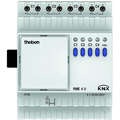 Theben, Actionneur, Rme 4 U Knx (Actionneur de commutation) - Publicité Theben, Actionneur, Rme 4 U Knx (Actionneur de commutation) - Publicité