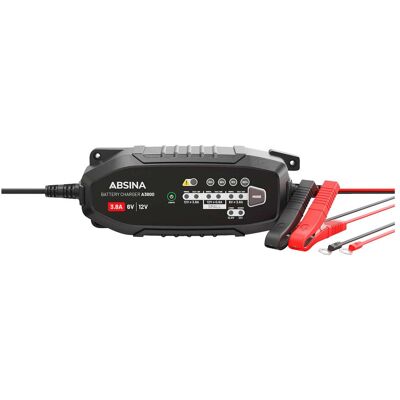 Absina, Chargeurs de batterie de voiture, A3800 (3.80 A, 12V, 6V) - Publicité Absina, Chargeurs de batterie de voiture, A3800 (3.80 A, 12V, 6V) - Publicité