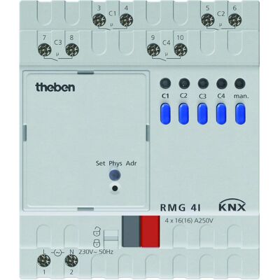Theben, Actionneur, Rmg 4 I Knx (Actionneur de commutation) - Publicité Theben, Actionneur, Rmg 4 I Knx (Actionneur de commutation) - Publicité
