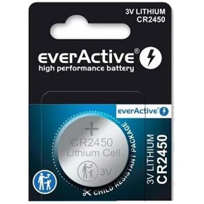Everactive CR2450 3V Lithiumbatterie, 1 Stück (1 pcs, CR2450), Batteries + piles - Publicité Everactive CR2450 3V Lithiumbatterie, 1 Stück (1 pcs, CR2450), Batteries + piles - Publicité