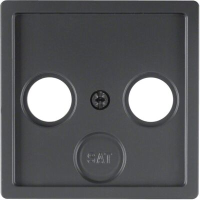 Berker, Accessoires Gamme d'interrupteurs, ZST F.ANT.DOSE NOIR MAT / 12036085 Q.X 12036085 - Publicité Berker, Accessoires Gamme d'interrupteurs, ZST F.ANT.DOSE NOIR MAT / 12036085 Q.X 12036085 - Publicité