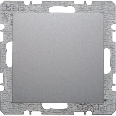 Berker, Accessoires Gamme d'interrupteurs, Obturateur alu mat avec pièce centrale 6710091404 - Publicité Berker, Accessoires Gamme d'interrupteurs, Obturateur alu mat avec pièce centrale 6710091404 - Publicité