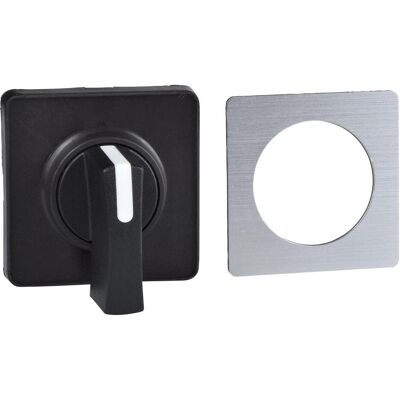 Schneider Tête de commande 45x45mm, bouton noir, inscription argentée, 3-8 KBC1H38, Bouton + interrupteur, Noir, Argent - Publicité Schneider Tête de commande 45x45mm, bouton noir, inscription argentée, 3-8 KBC1H38, Bouton + interrupteur, Noir, Argent - Publicité
