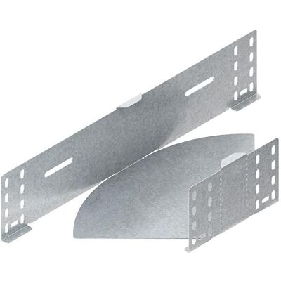 Niedax, Conduite des câbles, NIE RBAV 110.550 Angle. Pièce de forme 0-90°, avec rails latéraux non articulés. rails latéraux - Publicité Niedax, Conduite des câbles, NIE RBAV 110.550 Angle. Pièce de forme 0-90°, avec rails latéraux non articulés. rails latéraux - Publicité