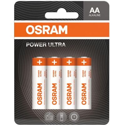 Osram Batterie Power X-treme AA Mignon LR06,4er Box (4 pcs, AA), Batteries + piles - Publicité Osram Batterie Power X-treme AA Mignon LR06,4er Box (4 pcs, AA), Batteries + piles - Publicité
