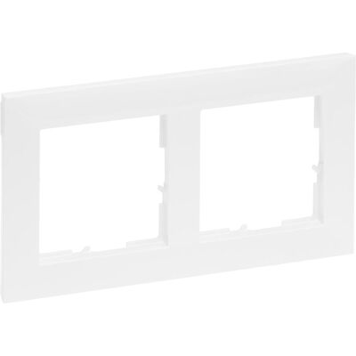 Legrand Accessoires Gamme d'interrupteurs, Cadre double SEANO en 765172 de couleur ultra-blanche - Publicité Legrand Accessoires Gamme d'interrupteurs, Cadre double SEANO en 765172 de couleur ultra-blanche - Publicité