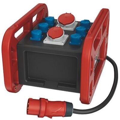 Mennekes, Distributeur de chantier, 9502969RT (6x, CEE 16/5, CEE 32/5, CEE 7/4) - Publicité Mennekes, Distributeur de chantier, 9502969RT (6x, CEE 16/5, CEE 32/5, CEE 7/4) - Publicité