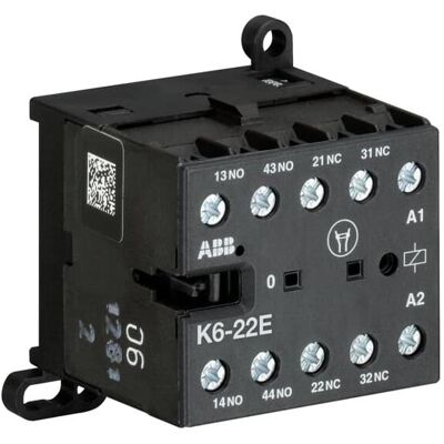 ABB K6-22E-80 - Relais compact pour 220-240V - Publicité ABB K6-22E-80 - Relais compact pour 220-240V - Publicité
