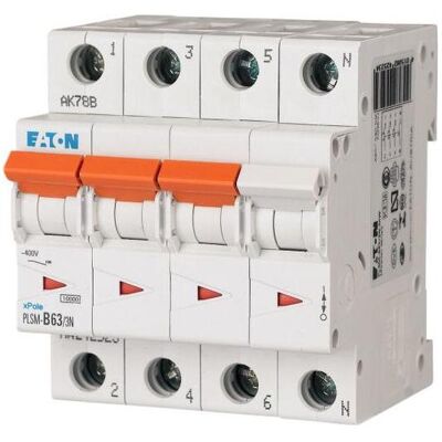 Eaton, Disjoncteur, Disjoncteur de protection de ligne, 63 A, 3p+N, 242549 - Publicité Eaton, Disjoncteur, Disjoncteur de protection de ligne, 63 A, 3p+N, 242549 - Publicité