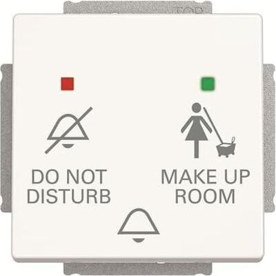 Busch-Jaeger Bouton-poussoir de sonnette DND/MUR 2059 UC-884, Bouton + interrupteur, Blanc - Publicité Busch-Jaeger Bouton-poussoir de sonnette DND/MUR 2059 UC-884, Bouton + interrupteur, Blanc - Publicité