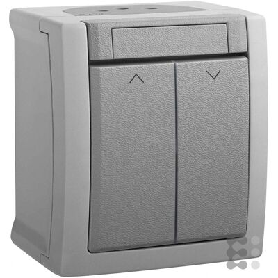Panasonic Interrupteur pour stores, Bouton + interrupteur, Gris - Publicité Panasonic Interrupteur pour stores, Bouton + interrupteur, Gris - Publicité