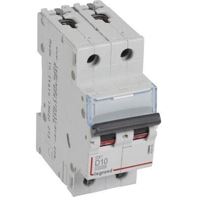 Legrand Disjoncteur, 409449 Disjoncteur de protection de ligne 10 A 400 V/AC - Publicité Legrand Disjoncteur, 409449 Disjoncteur de protection de ligne 10 A 400 V/AC - Publicité