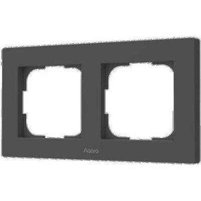 Aqara, Accessoires Gamme d'interrupteurs, AQA FE-X01D-G - Switch Frame H2 EU Grey (2-gang) - Publicité Aqara, Accessoires Gamme d'interrupteurs, AQA FE-X01D-G - Switch Frame H2 EU Grey (2-gang) - Publicité