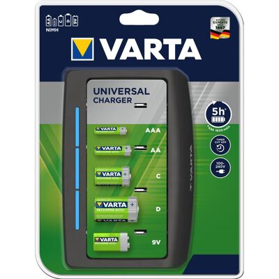 Varta 57648 Chargeur de Piles - Supporte 4 Piles - Publicité Varta 57648 Chargeur de Piles - Supporte 4 Piles - Publicité