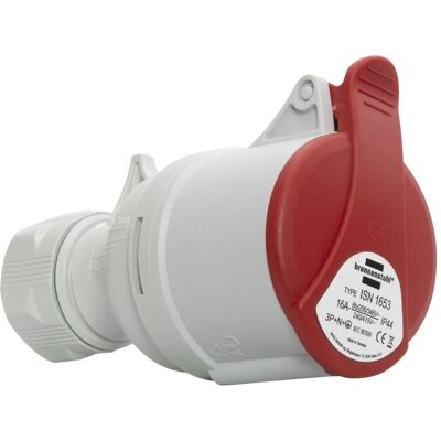 Brennenstuhl, Prise + connecteur, Prise CEE 400V/16A IP44 - Publicité Brennenstuhl, Prise + connecteur, Prise CEE 400V/16A IP44 - Publicité