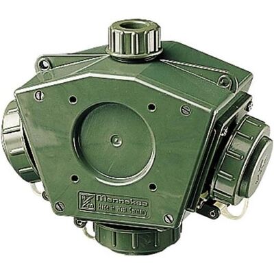 Mennekes, Distributeur de chantier, MEN 10861 DELTA-BOX, vert bronze TM (3x, CEE 16/5) - Publicité Mennekes, Distributeur de chantier, MEN 10861 DELTA-BOX, vert bronze TM (3x, CEE 16/5) - Publicité